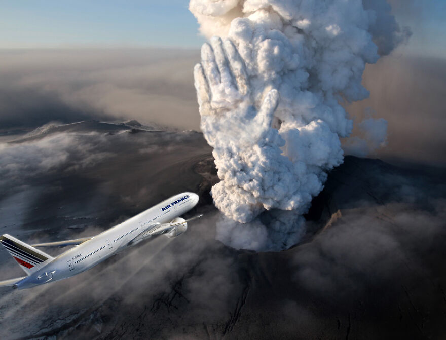 Designers Were Challenged To Photoshop Clouds To Look Like Something Else, And They Delivered (71 Pics)