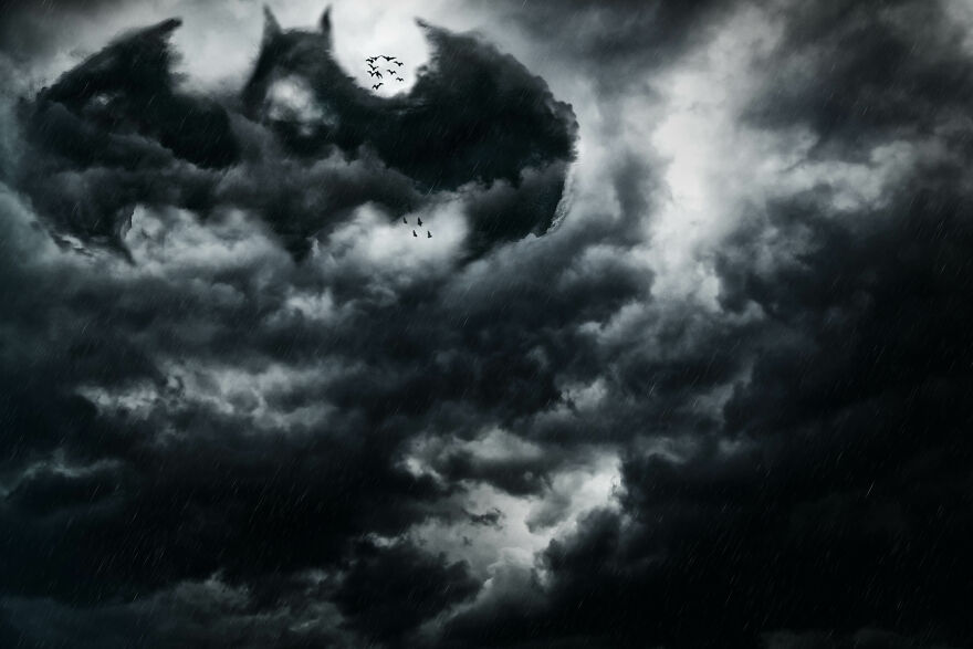 Designers Were Challenged To Photoshop Clouds To Look Like Something Else, And They Delivered (71 Pics)