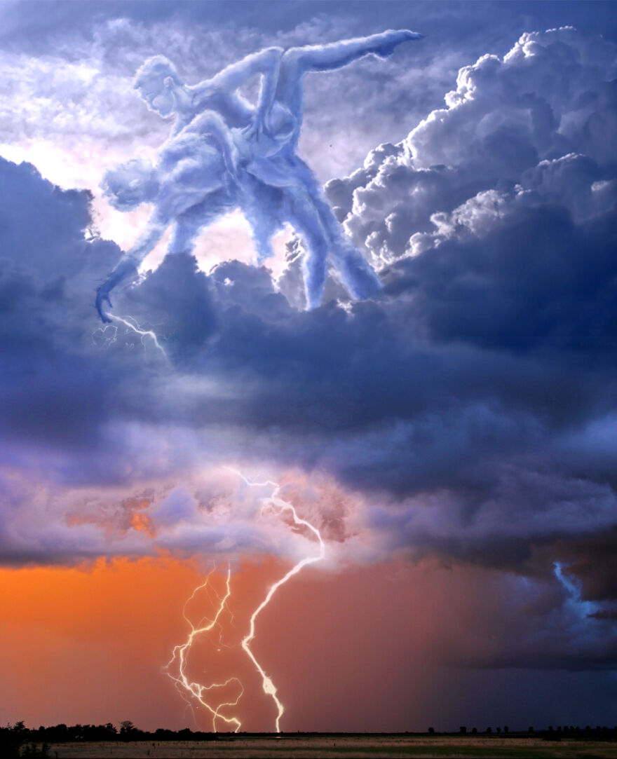 Designers Were Challenged To Photoshop Clouds To Look Like Something Else, And They Delivered (71 Pics)