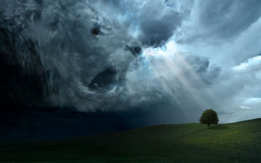 Designers Were Challenged To Photoshop Clouds To Look Like Something Else, And They Delivered (71 Pics)