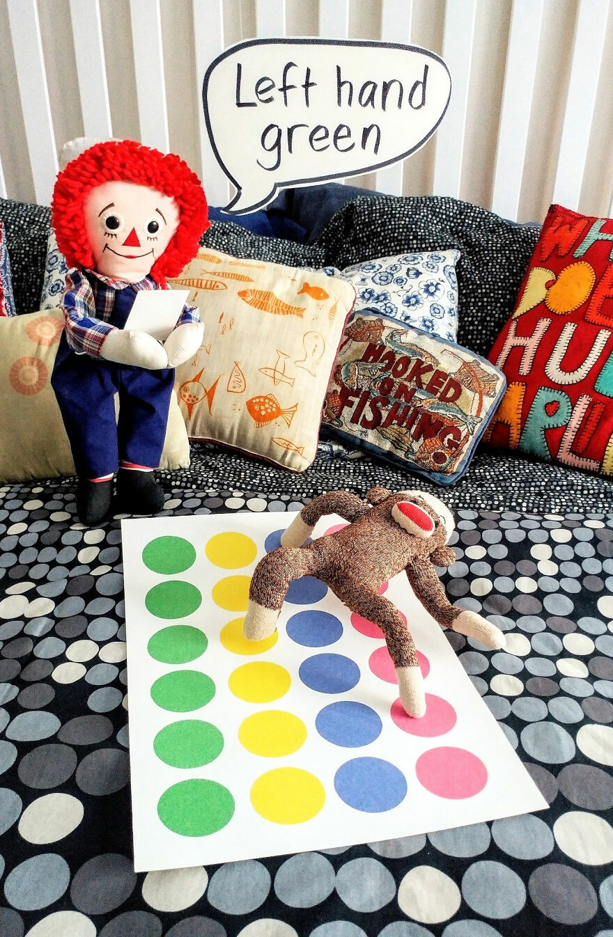 During The Pandemic, I Try To Amuse My Wife With This Sock Monkey, And I Hope It Will Amuse You Too (60 New Pics) During The Pandemic, I Try To Amuse My Wife With This Sock Monkey, And I Hope It Will Amuse You Too (60 New Pics)