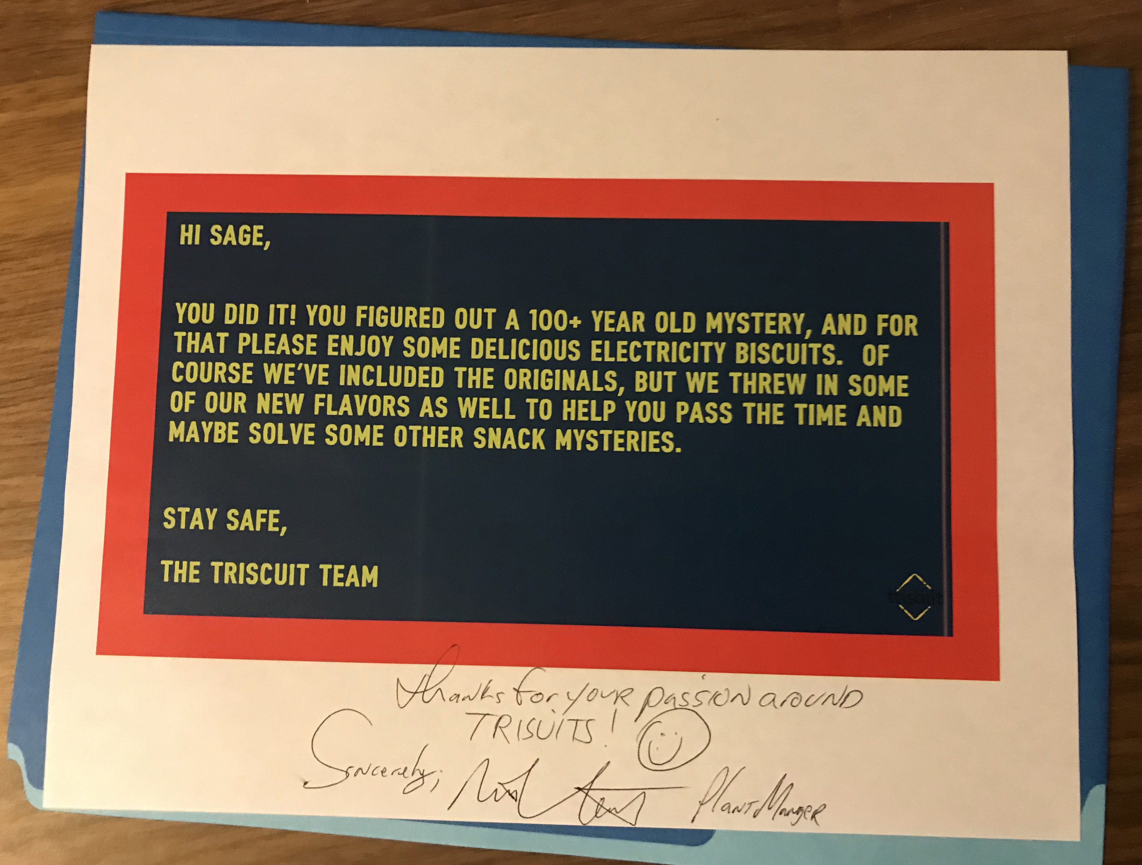 Cracker Brand “Triscuit” Rewarded Man For Explaining The Real Meaning Of Its Name