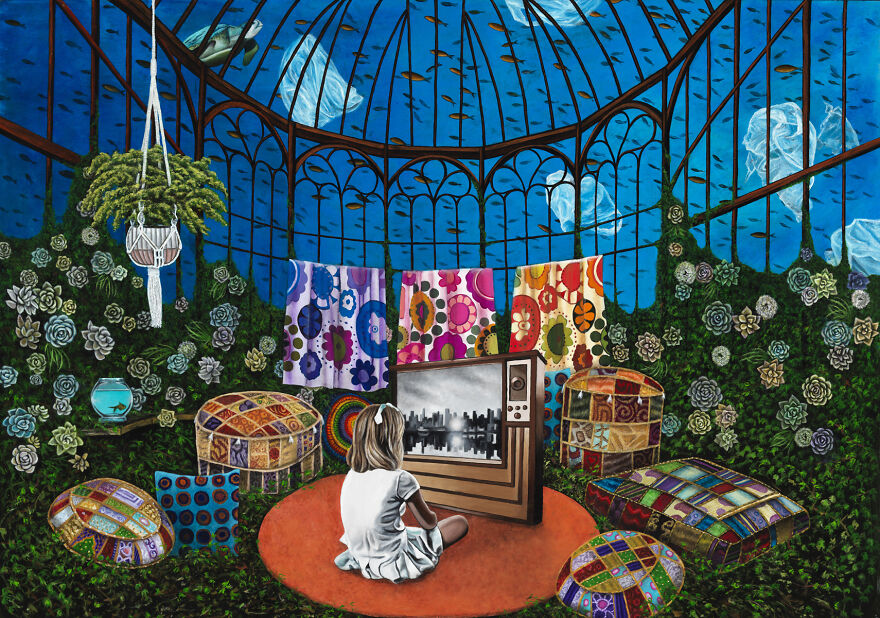 Paintings That I Created About The State Of The World During A Year Of Lockdown