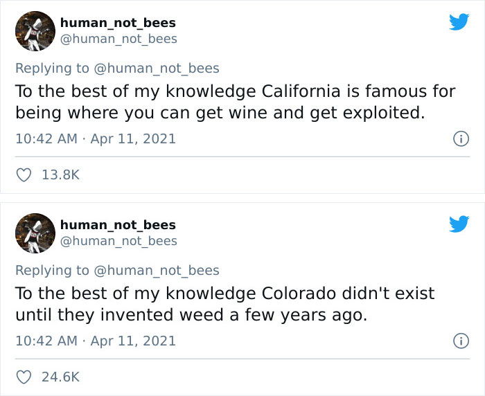 People Are Cracking Up Over This Thread Where A British Person Lists 50 American States And What They’re Famous For People Are Cracking Up Over This Thread Where A British Person Lists 50 American States And What They’re Famous For