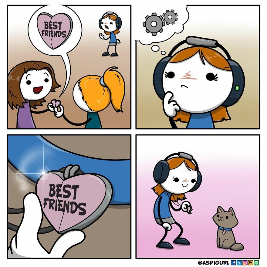 Autistic Artist Illustrates Her Daily Reality In 50 Comics Autistic Artist Illustrates Her Daily Reality In 50 Comics