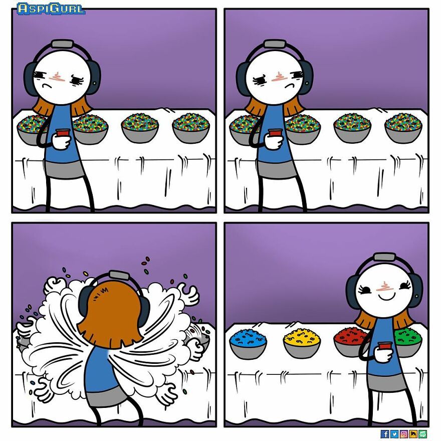 Autistic Artist Illustrates Her Daily Reality In 50 Comics Autistic Artist Illustrates Her Daily Reality In 50 Comics