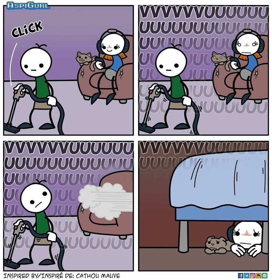 Autistic Artist Illustrates Her Daily Reality In 50 Comics Autistic Artist Illustrates Her Daily Reality In 50 Comics