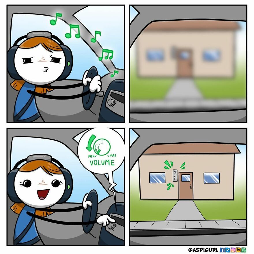 Autistic Artist Illustrates Her Daily Reality In 50 Comics Autistic Artist Illustrates Her Daily Reality In 50 Comics