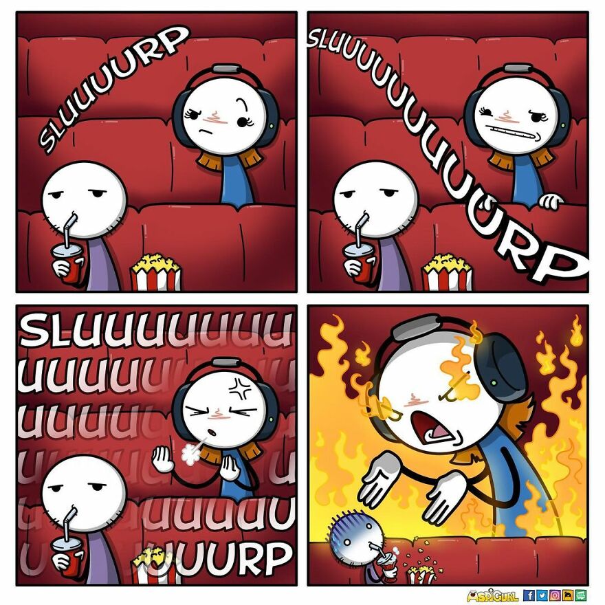 Autistic Artist Illustrates Her Daily Reality In 50 Comics Autistic Artist Illustrates Her Daily Reality In 50 Comics