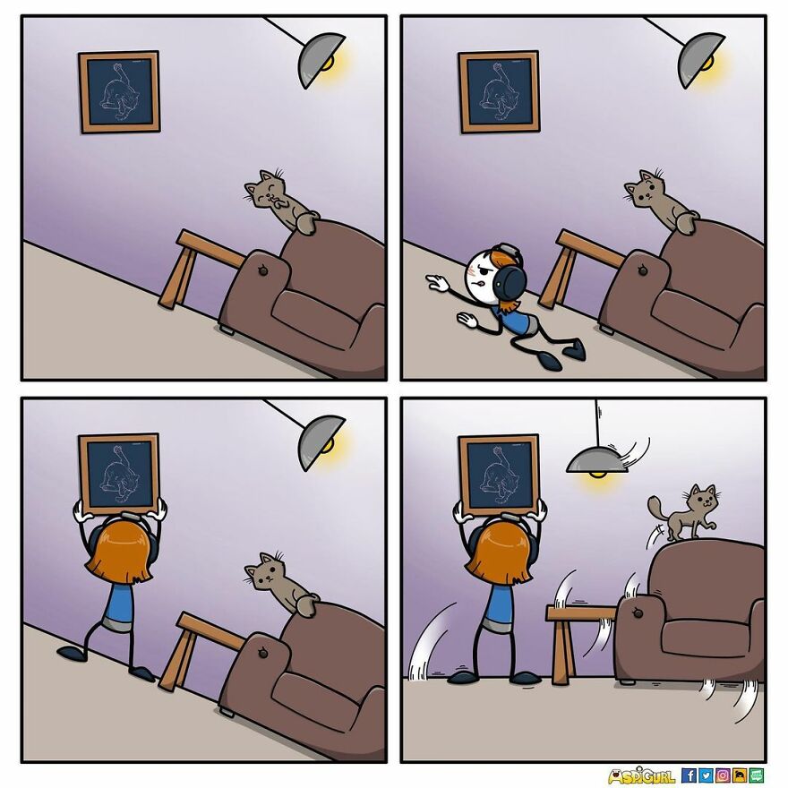 Autistic Artist Illustrates Her Daily Reality In 50 Comics Autistic Artist Illustrates Her Daily Reality In 50 Comics