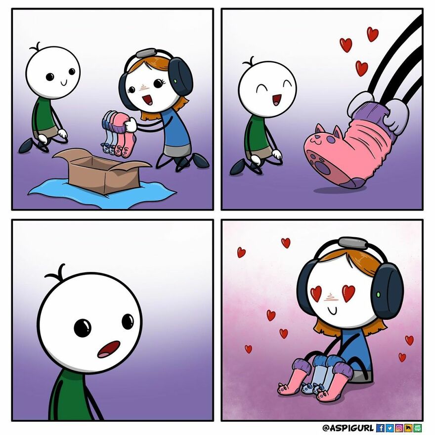 Autistic Artist Illustrates Her Daily Reality In 50 Comics Autistic Artist Illustrates Her Daily Reality In 50 Comics