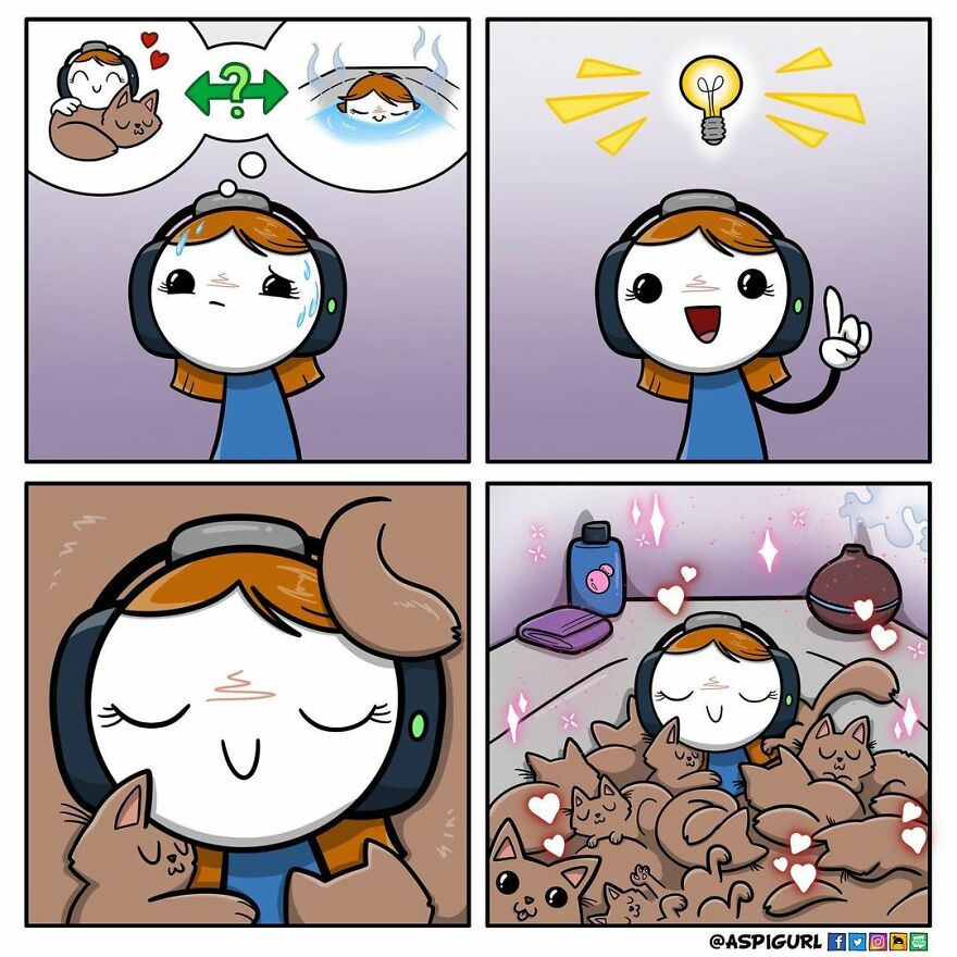 Autistic Artist Illustrates Her Daily Reality In 50 Comics Autistic Artist Illustrates Her Daily Reality In 50 Comics