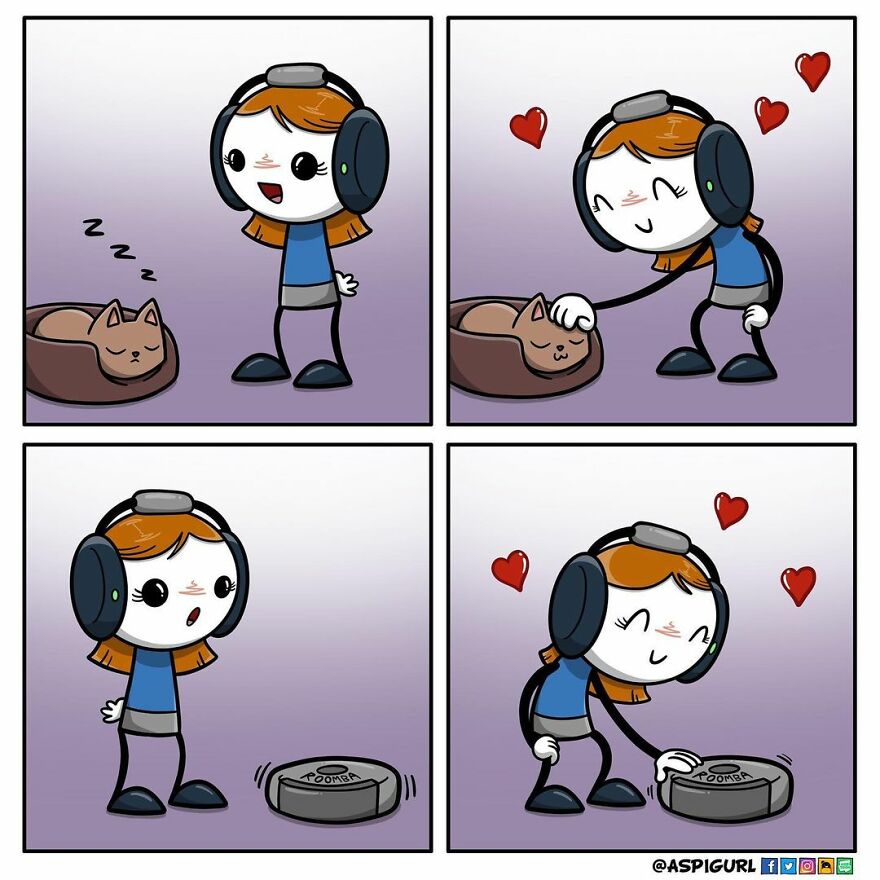 Autistic Artist Illustrates Her Daily Reality In 50 Comics Autistic Artist Illustrates Her Daily Reality In 50 Comics