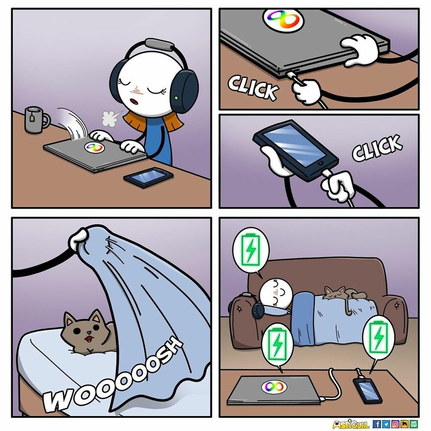 Autistic Artist Illustrates Her Daily Reality In 50 Comics Autistic Artist Illustrates Her Daily Reality In 50 Comics