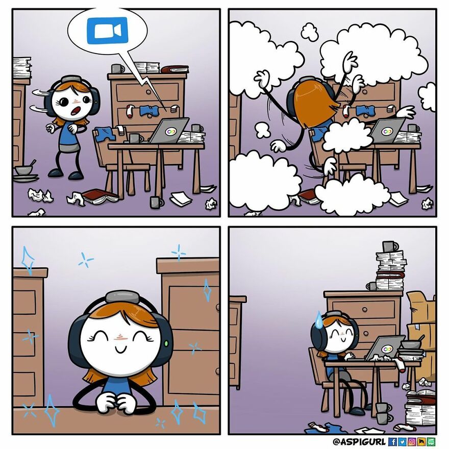 Autistic Artist Illustrates Her Daily Reality In 50 Comics Autistic Artist Illustrates Her Daily Reality In 50 Comics