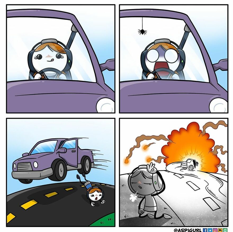 Autistic Artist Illustrates Her Daily Reality In 50 Comics Autistic Artist Illustrates Her Daily Reality In 50 Comics