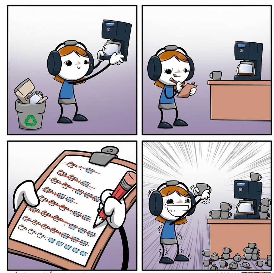 Autistic Artist Illustrates Her Daily Reality In 50 Comics Autistic Artist Illustrates Her Daily Reality In 50 Comics