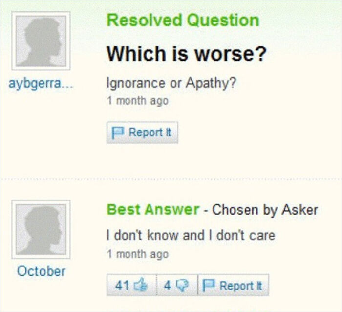 ‘Yahoo Answers’ Is Shutting Down Forever, And Here’re 35 Of The Most Epic Screenshots To Remember It By ‘Yahoo Answers’ Is Shutting Down Forever, And Here’re 35 Of The Most Epic Screenshots To Remember It By