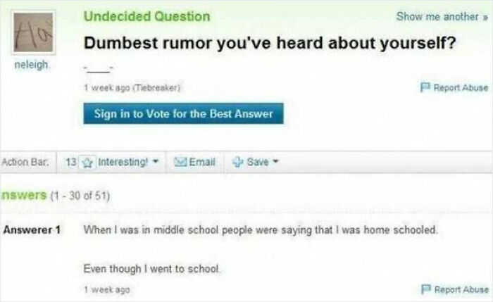 ‘Yahoo Answers’ Is Shutting Down Forever, And Here’re 35 Of The Most Epic Screenshots To Remember It By ‘Yahoo Answers’ Is Shutting Down Forever, And Here’re 35 Of The Most Epic Screenshots To Remember It By