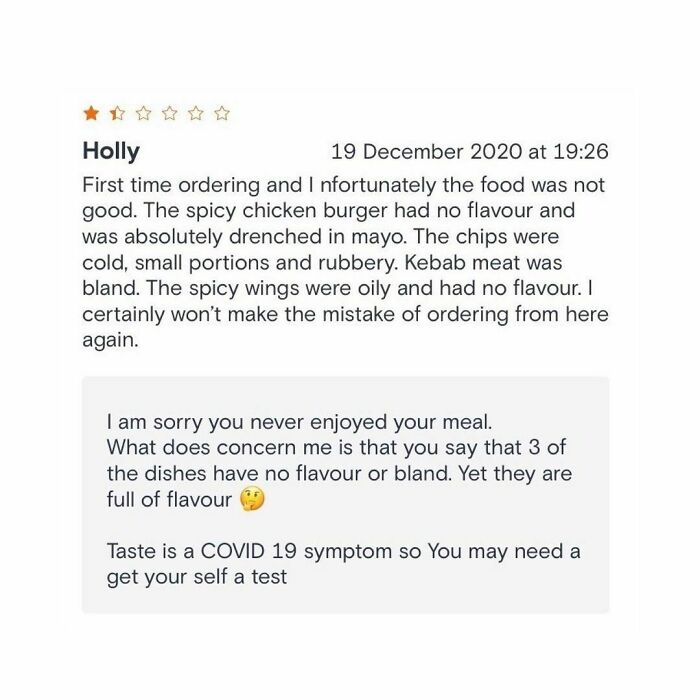 30 Times Restaurants Left Hilarious Replies Under Bad Reviews, Shared By This Instagram Page 30 Times Restaurants Left Hilarious Replies Under Bad Reviews, Shared By This Instagram Page