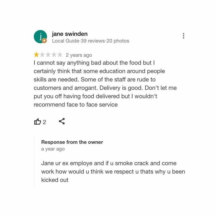 30 Times Restaurants Left Hilarious Replies Under Bad Reviews, Shared By This Instagram Page 30 Times Restaurants Left Hilarious Replies Under Bad Reviews, Shared By This Instagram Page