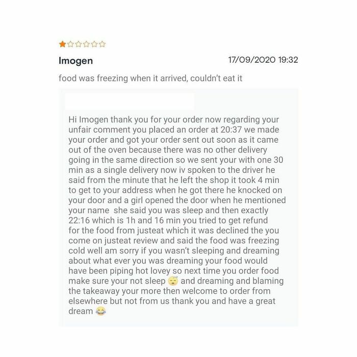 30 Times Restaurants Left Hilarious Replies Under Bad Reviews, Shared By This Instagram Page 30 Times Restaurants Left Hilarious Replies Under Bad Reviews, Shared By This Instagram Page