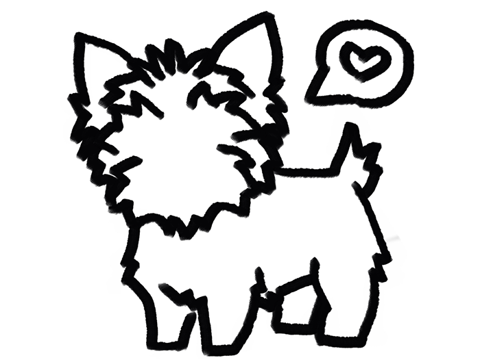 Hey Pandas, Color The Yorkie And Give It A Face (Closed)