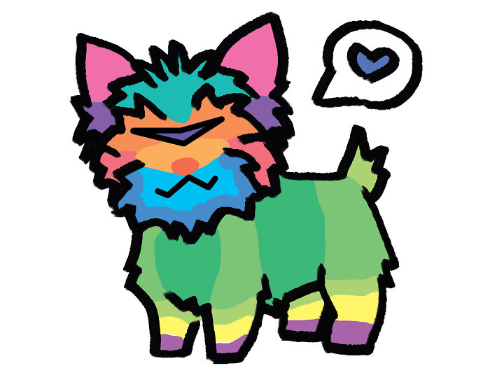 Hey Pandas, Color The Yorkie And Give It A Face (Closed)