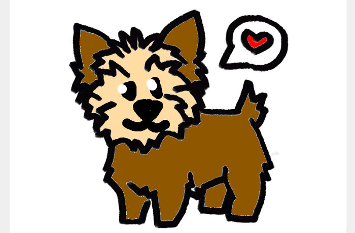 Hey Pandas, Color The Yorkie And Give It A Face (Closed)