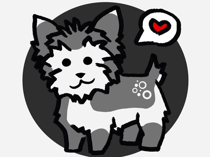 Hey Pandas, Color The Yorkie And Give It A Face (Closed)