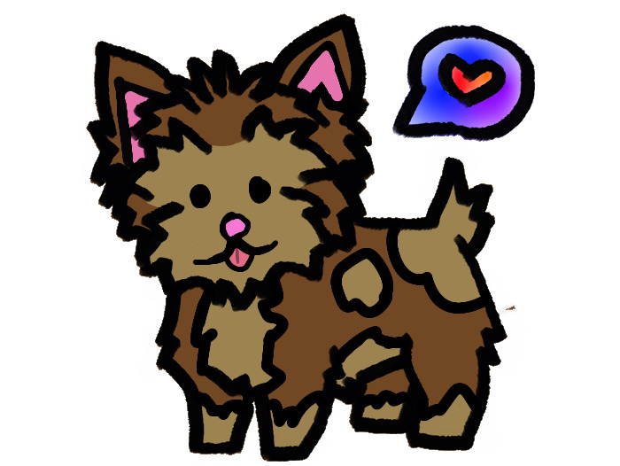 Hey Pandas, Color The Yorkie And Give It A Face (Closed)