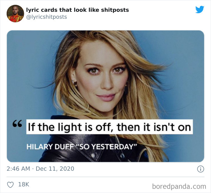 30 ‘Lyrics You’d Never Believe Are Real, But They All Are’ 30 ‘Lyrics You’d Never Believe Are Real, But They All Are’