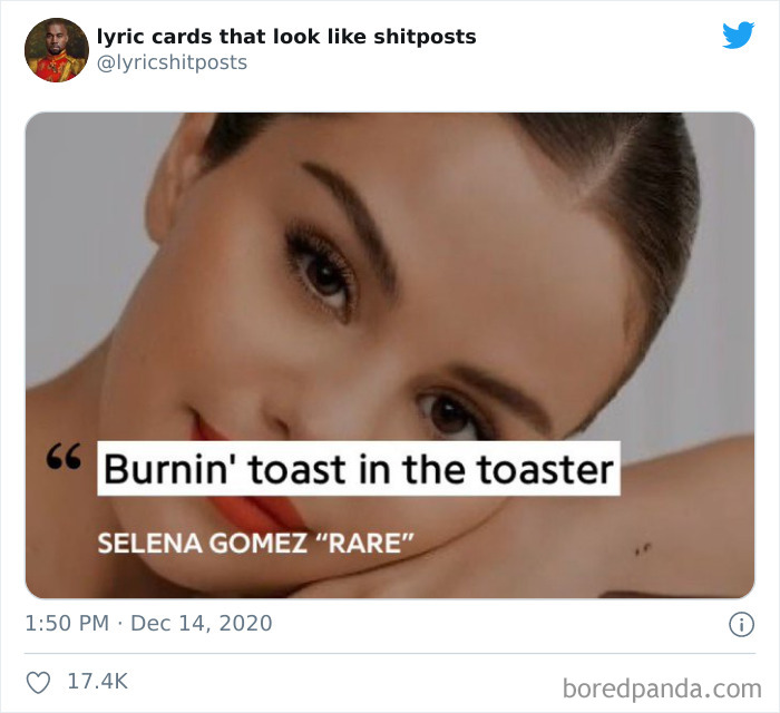 30 ‘Lyrics You’d Never Believe Are Real, But They All Are’ 30 ‘Lyrics You’d Never Believe Are Real, But They All Are’