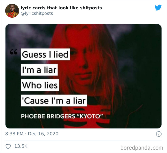 30 ‘Lyrics You’d Never Believe Are Real, But They All Are’ 30 ‘Lyrics You’d Never Believe Are Real, But They All Are’