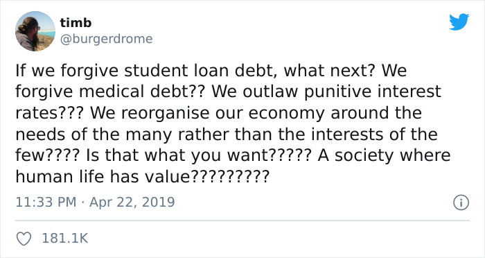 30 Of The Dumbest Points People Saw Americans Make Against Canceling Student Debt 30 Of The Dumbest Points People Saw Americans Make Against Canceling Student Debt