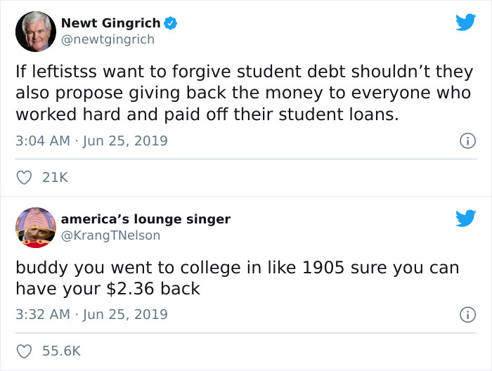 30 Of The Dumbest Points People Saw Americans Make Against Canceling Student Debt 30 Of The Dumbest Points People Saw Americans Make Against Canceling Student Debt