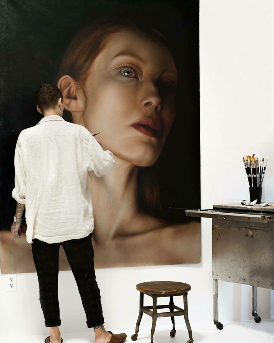 This Artist Paints In A Hyper-Realistic Style And Some Of Her Works Look Like Photos, While Others Look Like Dreams (50 Pics) This Artist Paints In A Hyper-Realistic Style And Some Of Her Works Look Like Photos, While Others Look Like Dreams (50 Pics)