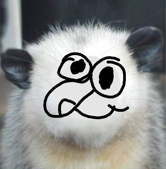 Hey Pandas, Draw A Face For This Opossum (Closed) Hey Pandas, Draw A Face For This Opossum (Closed)