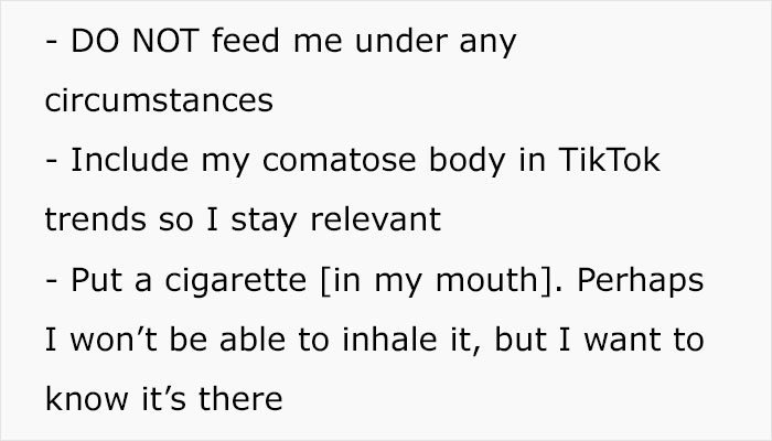 People Are Cracking Up At This Guy’s List Of Rules For People To Follow In Case He’s Ever In A Coma People Are Cracking Up At This Guy’s List Of Rules For People To Follow In Case He’s Ever In A Coma