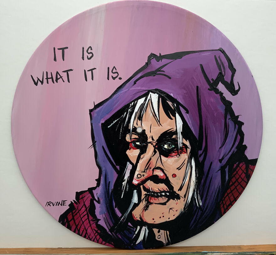 I Can’t Stop Painting On Damaged, Unplayable Vinyl Records And Converting Trash Into Art I Can’t Stop Painting On Damaged, Unplayable Vinyl Records And Converting Trash Into Art