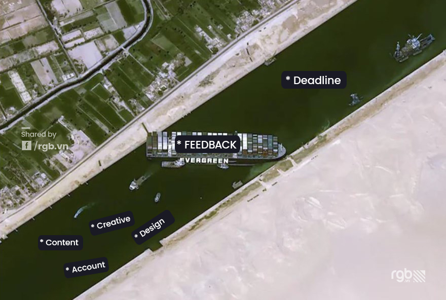 Huge Container Ship Stuck In Suez Canel Inspired Us To Make Memes About Our Agency Life Huge Container Ship Stuck In Suez Canel Inspired Us To Make Memes About Our Agency Life