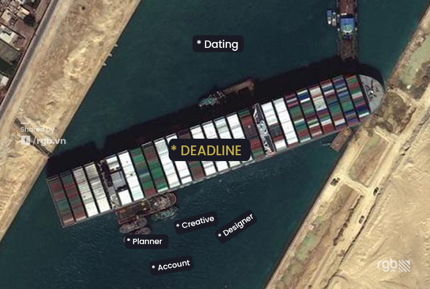 Huge Container Ship Stuck In Suez Canel Inspired Us To Make Memes About Our Agency Life Huge Container Ship Stuck In Suez Canel Inspired Us To Make Memes About Our Agency Life