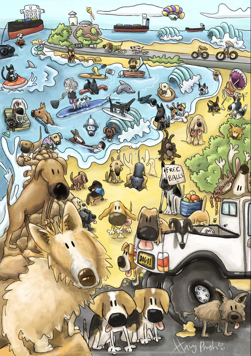 I Started A Collaborative Project Drawing Fan&#8217;s Dogs, And It Births My Passion For Fan-Driven Puppy Art