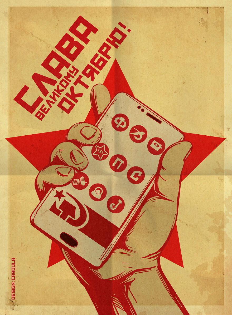 I Re-Imagined Social Media Logos In Soviet Style I Re-Imagined Social Media Logos In Soviet Style