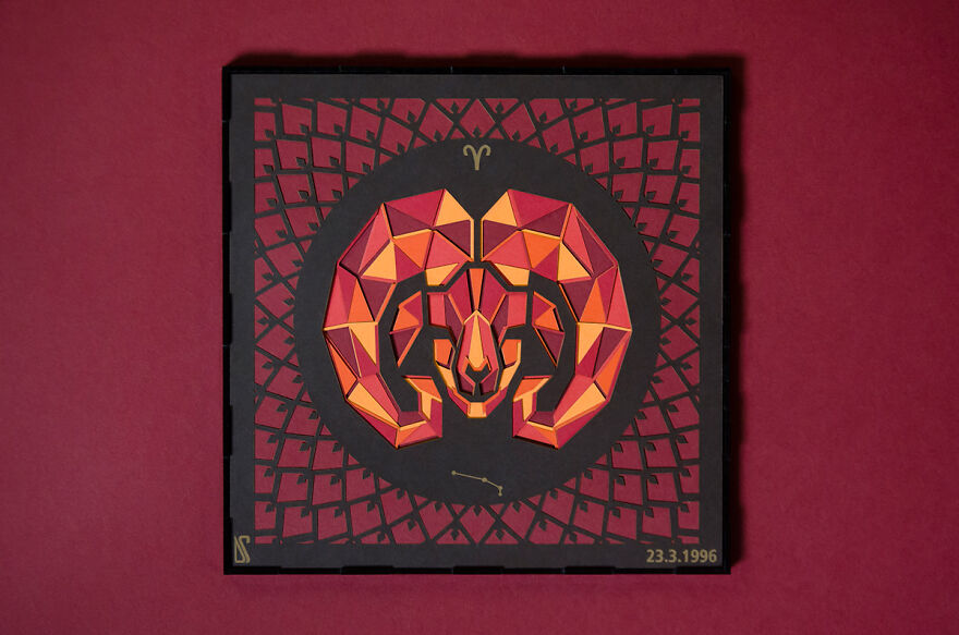 I Made A Paper Cut Illustration For Each Of The Zodiacs I Made A Paper Cut Illustration For Each Of The Zodiacs
