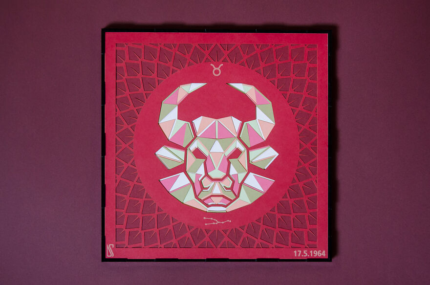 I Made A Paper Cut Illustration For Each Of The Zodiacs I Made A Paper Cut Illustration For Each Of The Zodiacs