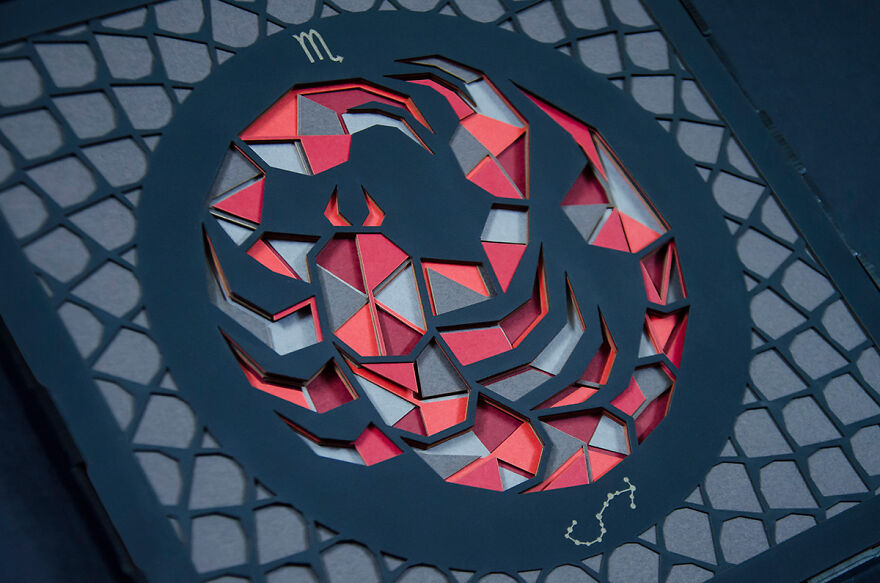 I Made A Paper Cut Illustration For Each Of The Zodiacs I Made A Paper Cut Illustration For Each Of The Zodiacs