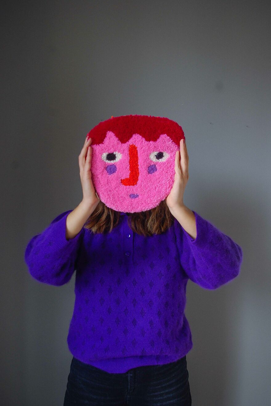 I’m A Textile Artist And I Paint With Wool I’m A Textile Artist And I Paint With Wool