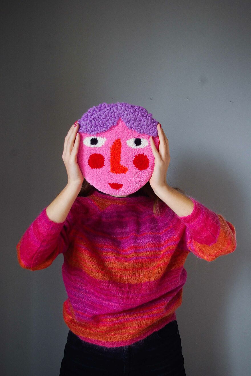 I’m A Textile Artist And I Paint With Wool I’m A Textile Artist And I Paint With Wool