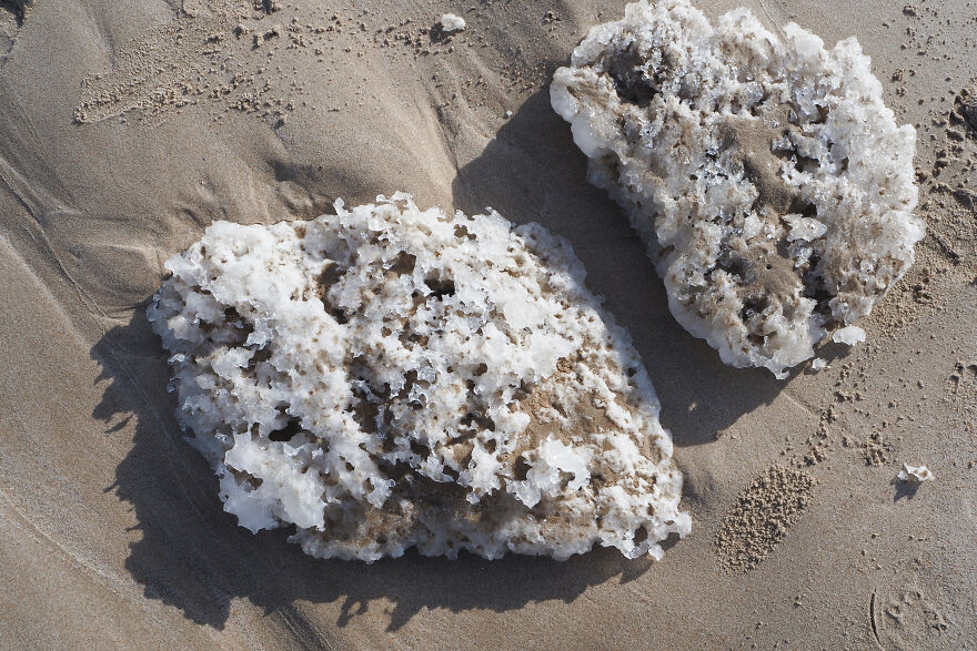 I Captured Snow And Ice On A Beautiful Dutch Beach I Captured Snow And Ice On A Beautiful Dutch Beach